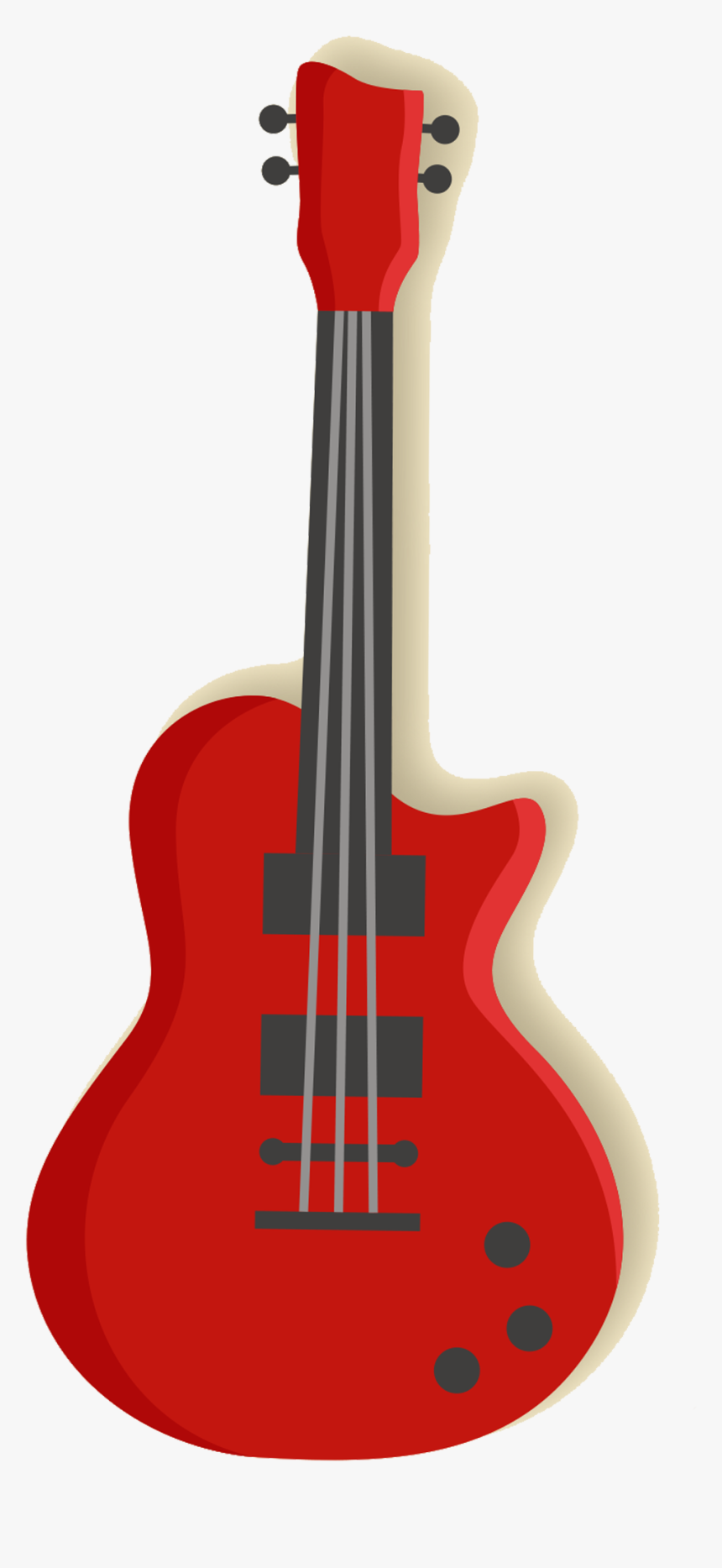 Ukulele Vector Acoustic Guitar Neck - Gibson Les Paul Snakeskin