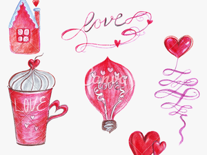 Valentine Png Watercolor - Valentine Watercolor Transparent