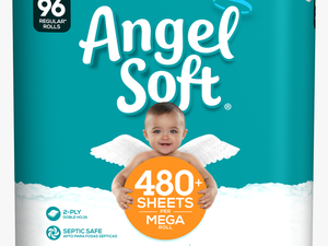 Angel Soft Toilet Paper 12 Mega Rolls