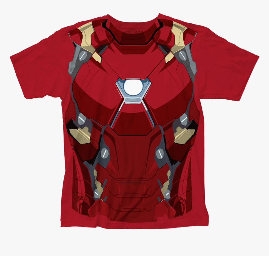 Iron Man Civil War Suit T-shirt - Captain America T Shirt Suit