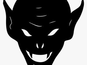 Monster Head Png - Goblin Clip Art Black And White