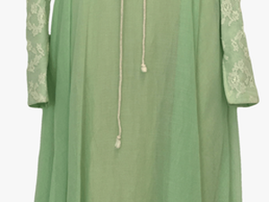 70 S Mint Green And Lace Prairie Dress - One-piece Garment