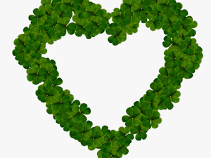 Corazón De Muchos Tréboles - Green Love Heart Png