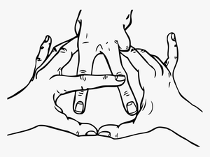 Anarchy Symbol With Hands