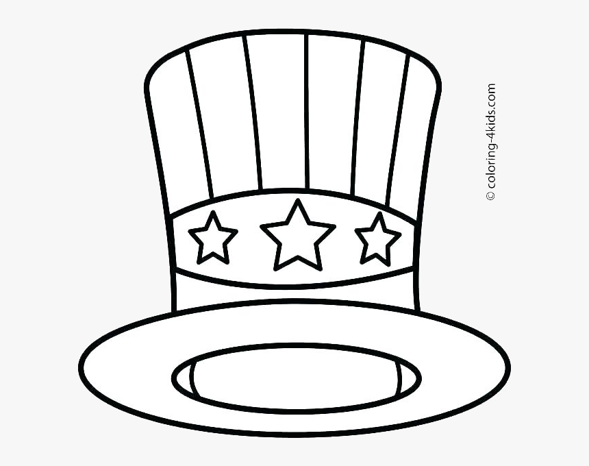 Pilgrim Hat X Drawing At Free For Personal Use Boy - American Hat Coloring Page