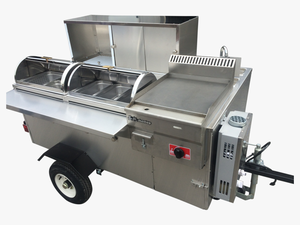 Cater Pro Cart - Hot Dog Cart With Grill And Fryer