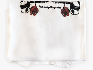 Not Everything Dies Faded Printed Tshirt Mstar Shop - Floral Design