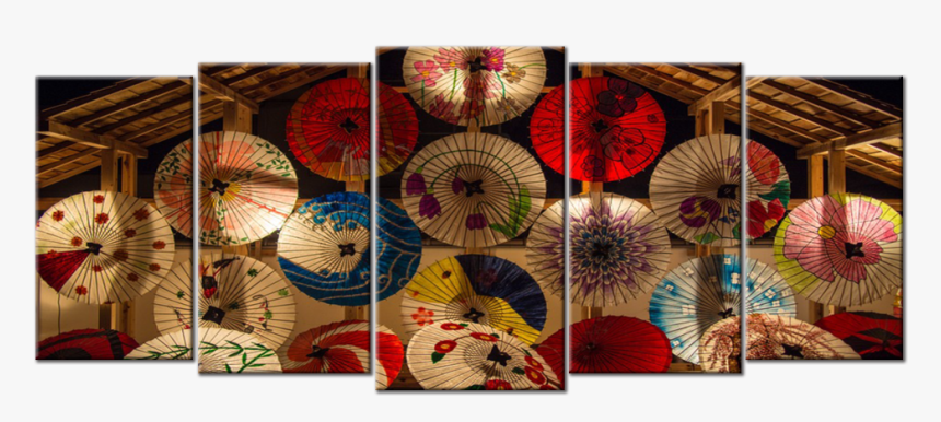 Japanese Umbrellas Canvas Wall Art - Japan