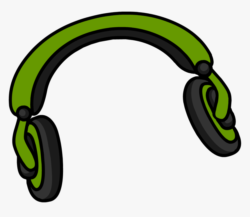 Green Headphones Clip Art Png - 