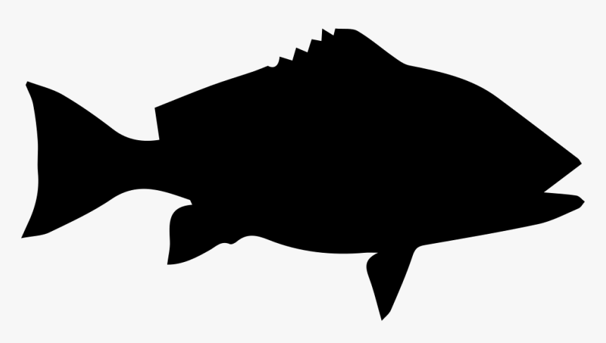 Fish Shape Of Red Snapper - Red Snapper Fish Silhouette