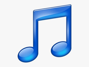 Music Icon - Music Note Png Blue