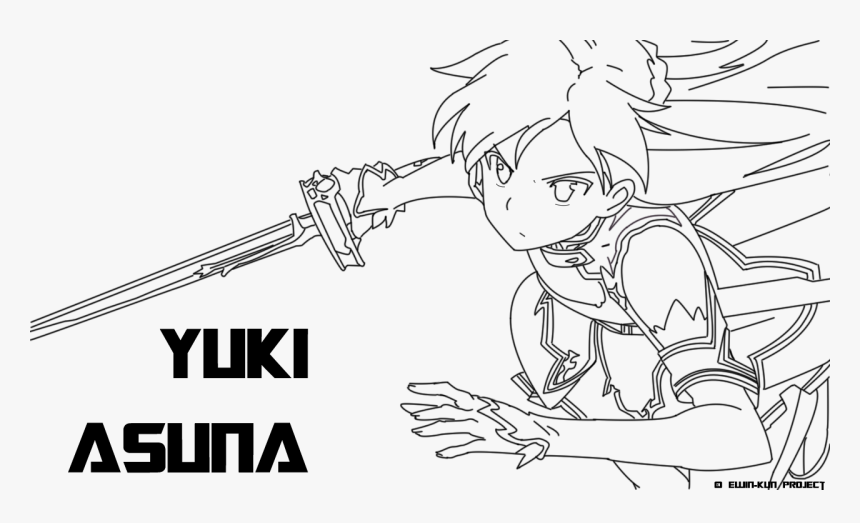 Best Kirito And Asuna Coloring P