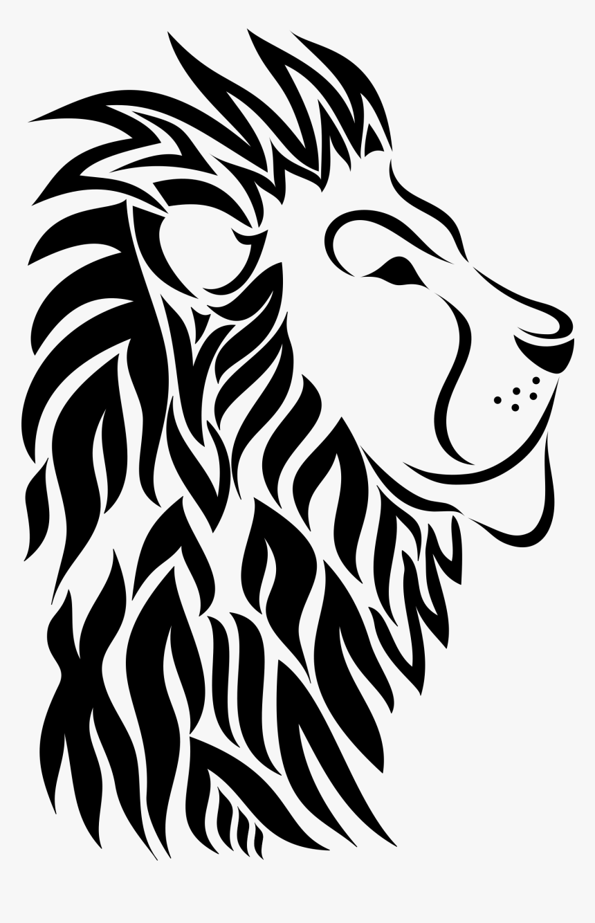 Coloring Clipart Lion - Scroll S