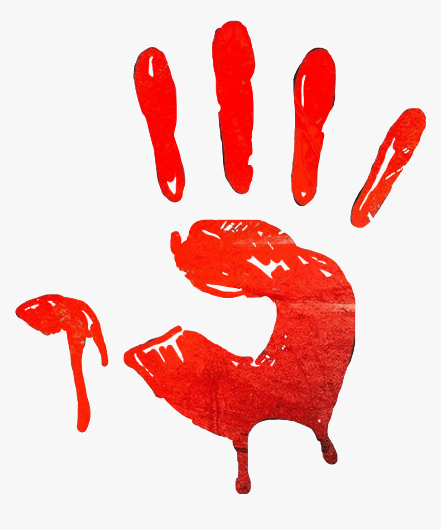 Bloody Hands Handprint Halloweentime Halloween Hallowee