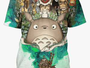 3d My Neighbor Totoro Full Print T Shirt - T-shirt