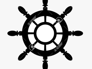 Ship Wheel Collection Of Ships Silhouette More Than - Ship Wheel Silhouette