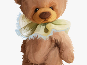 B *✿*dreams Of Paris - Stuffed Bear Cute Teddy Bear Drawing