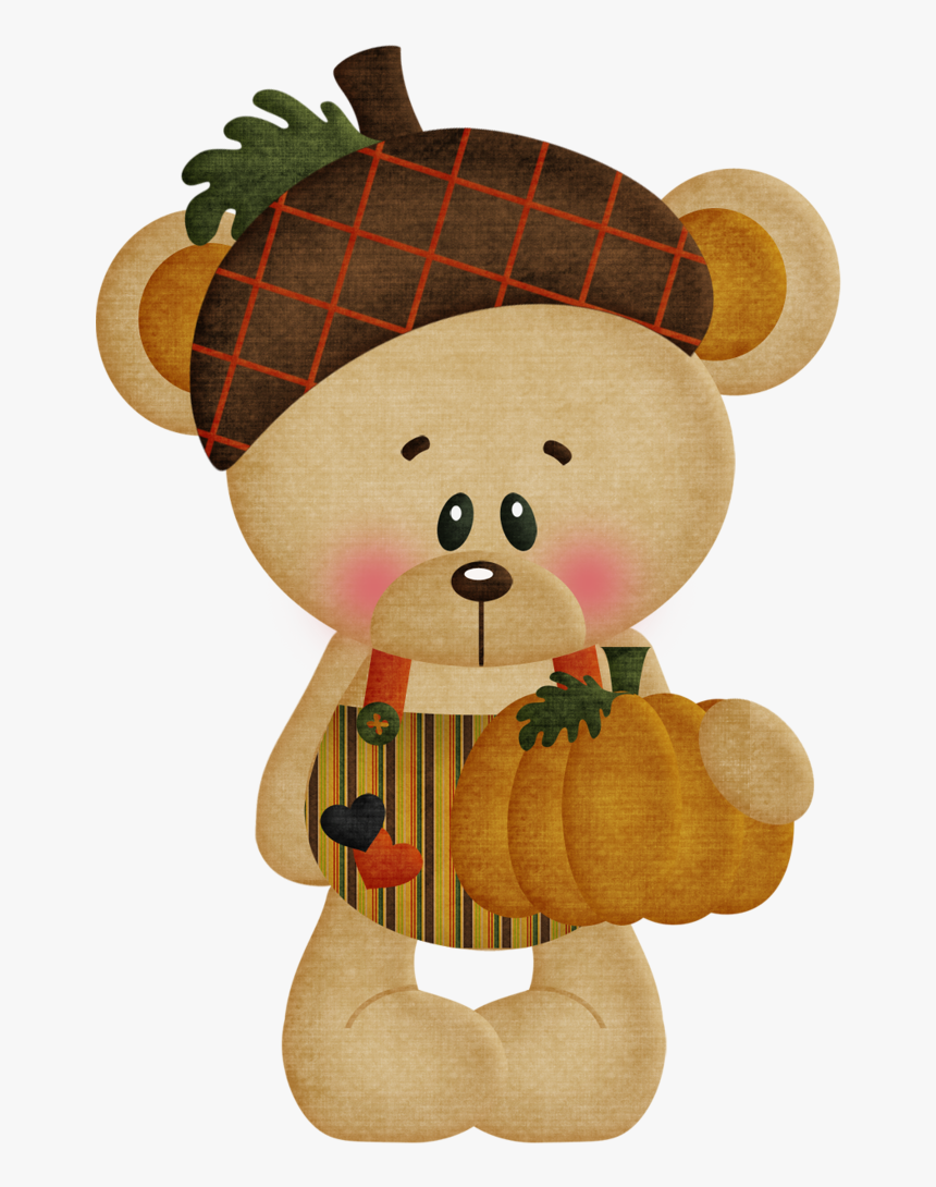 Welcome Fall Add On - Teddy Bear Fall Clipart