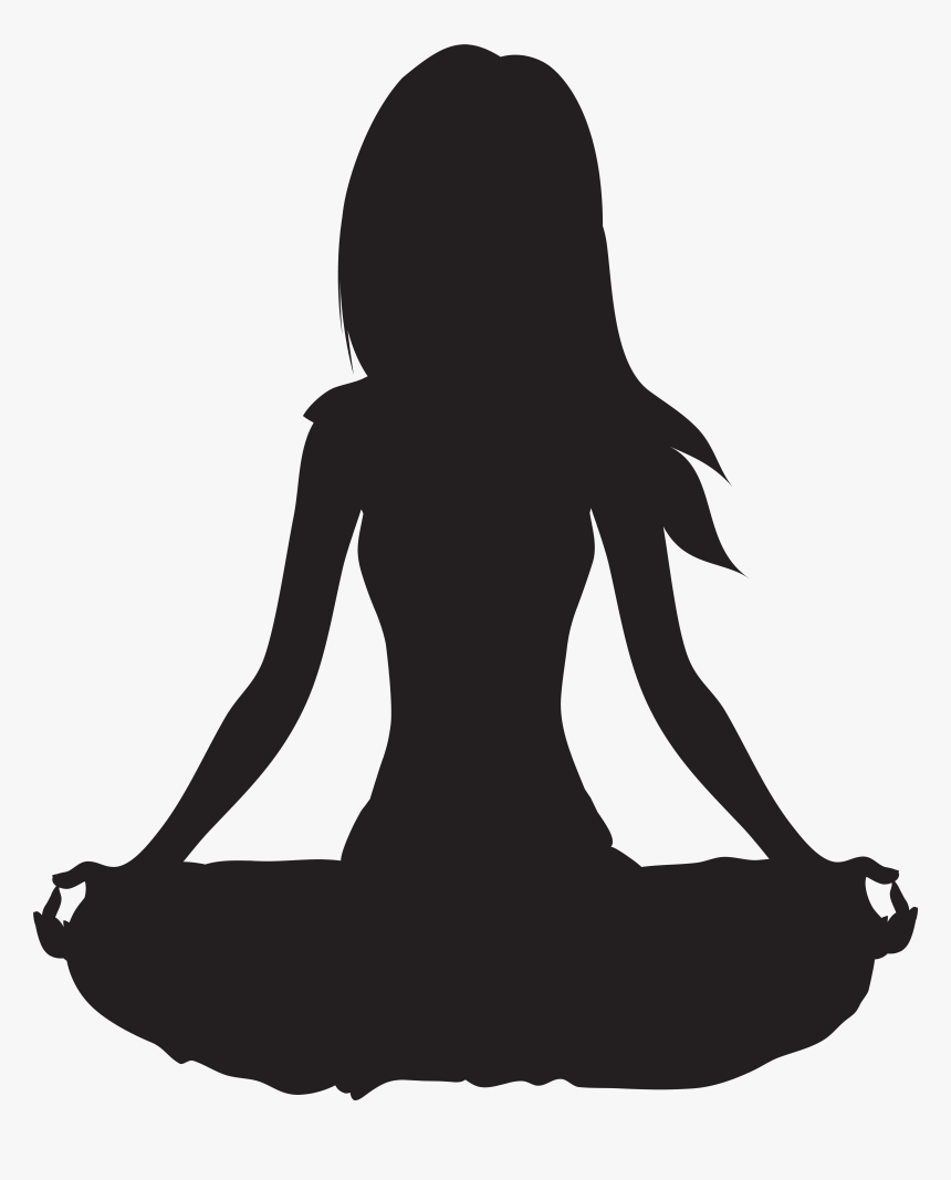 Free Meditating Buddha Silhouett
