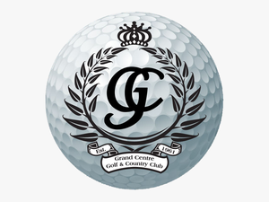 Grand Centre Golf And Country Club - Laurel Wreath Retro Vector