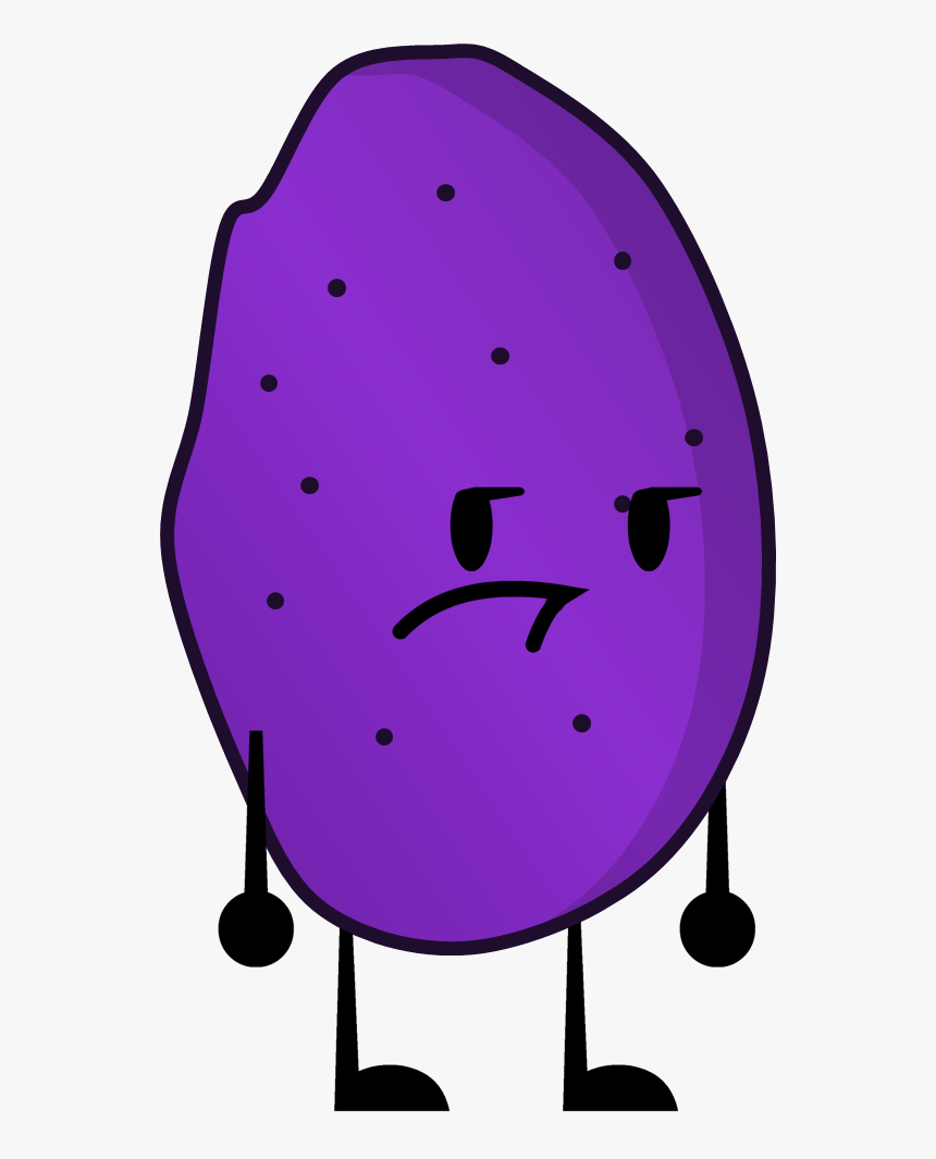Clipart Smile Purple - Purple Potato Clipart