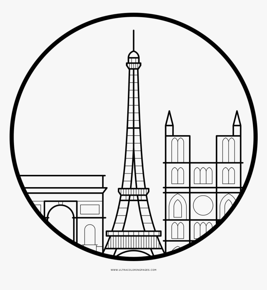 Transparent Torre Eiffel Dibujo Png - Paris