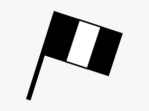 Black And White Flag Vector Image - French Flag Black And White