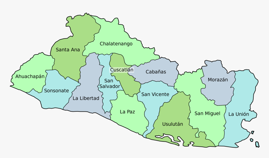Nombres De Los Departamentos De El Salvador