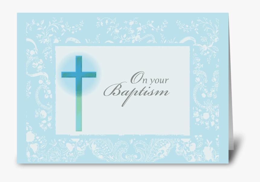 2789 Blue Christening Card