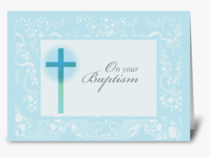 2789 Blue Christening Card