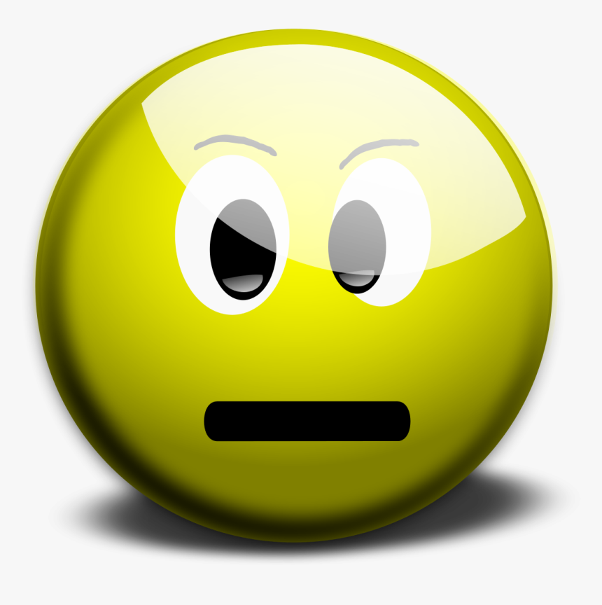 Cold Face Clipart - Yellow Smile