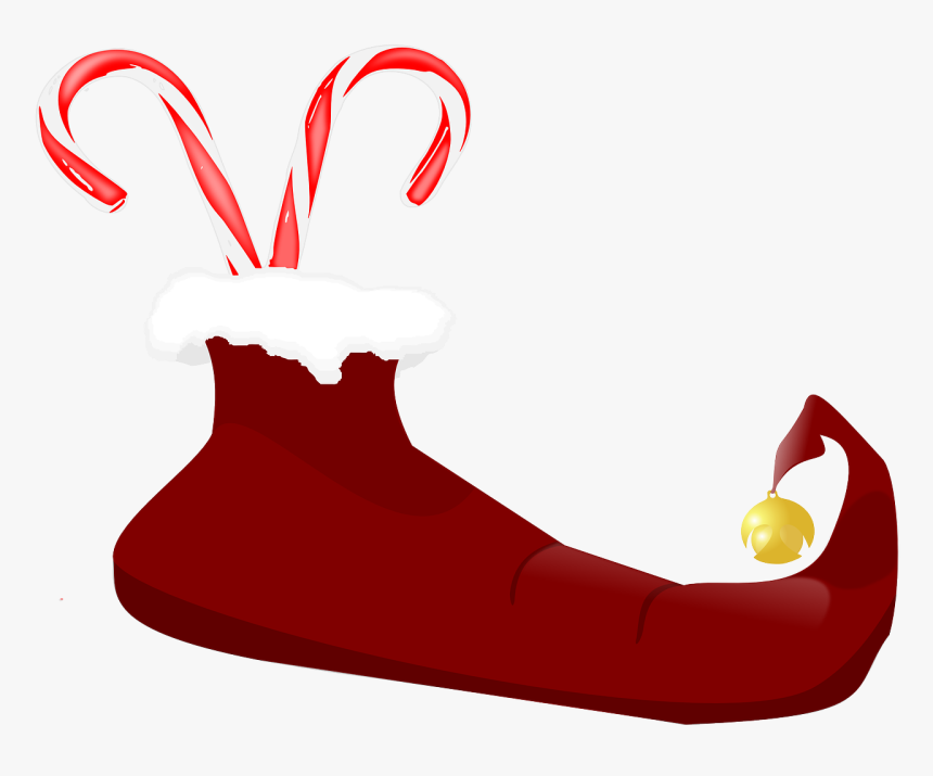 Candy Cane Clipart Christmas Socks - Bastones De Caramelos Navidad Png