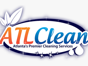 Atl Clean Logo Glow - Cleaning Crew Services Logo