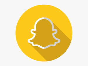 Snapchat - White And Black Snapchat Icon