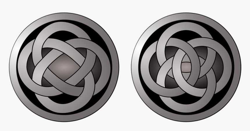 Celtic Circles Celtic Design Buttons Pins - Circle