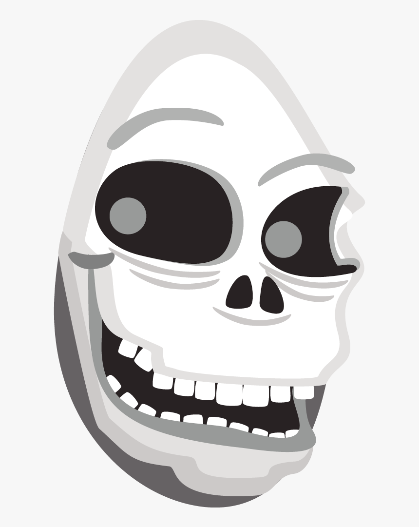 Free Evil Skull Laughing Clip Art - Skull