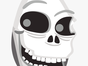 Free Evil Skull Laughing Clip Art - Skull