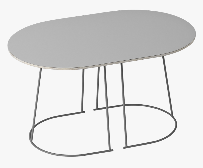 16912 Airy Coffee Table Nano Small Grey - Muuto - Airy Half-size Coffee Table - Black