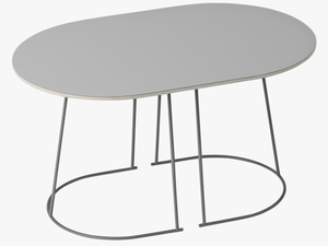 16912 Airy Coffee Table Nano Small Grey - Muuto - Airy Half-size Coffee Table - Black