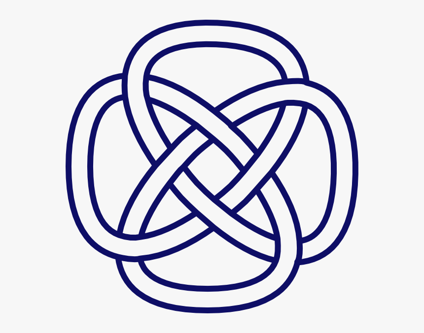 Celtic Knot Navy Clip Art - Simple Celtic Knots
