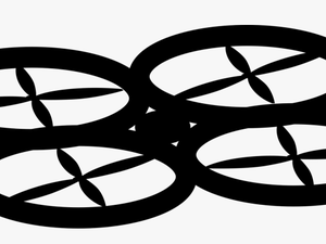 Transparent Quadcopter Clipart - Dron Clipart