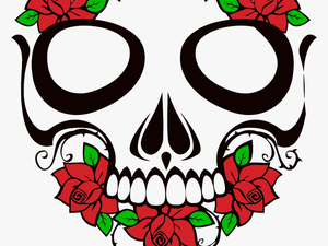 Rose Clip Art Skull