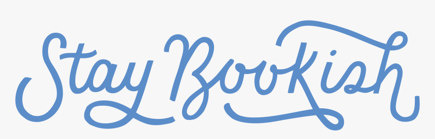 Blue Stay Bookish - Calligraphy