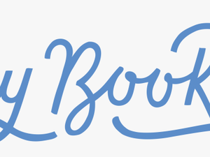Blue Stay Bookish - Calligraphy