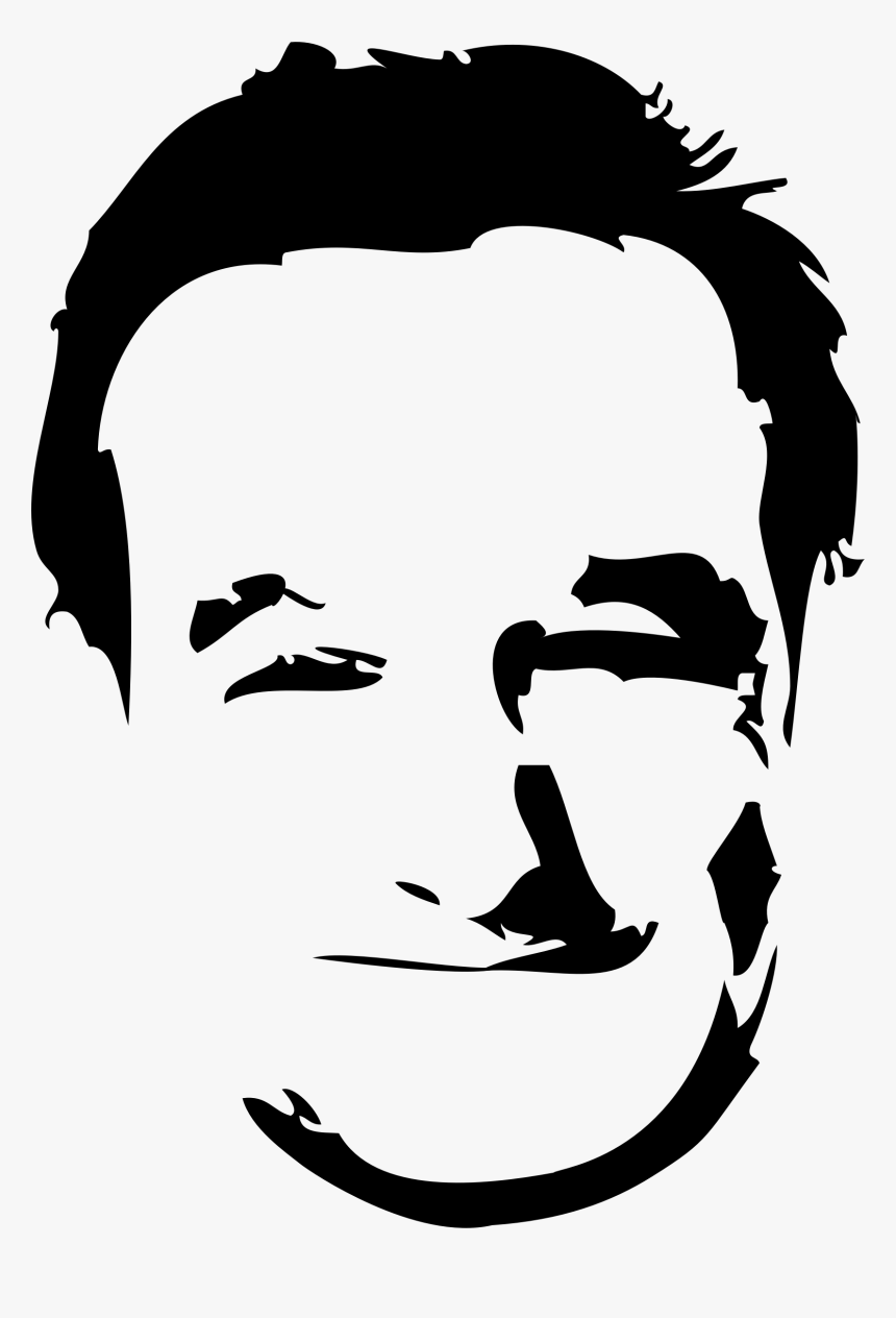 Robin Williams Drawing Outline - Robin Williams Silhouette Print