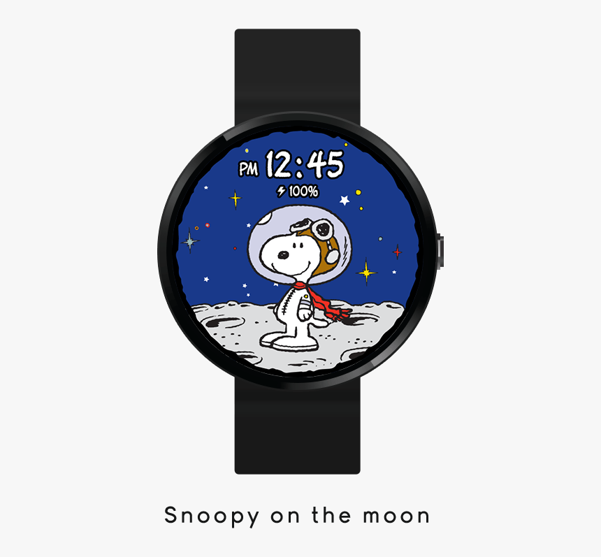 Snoopy On The Moon - Snoopy Digital Watch