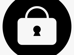 Lock - Padlock Icon Unlocked In Circle