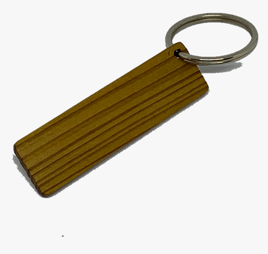 Blank Wooden Key Chain Tag Long Thin Rectangle - Wooden Long Key Chain