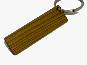 Blank Wooden Key Chain Tag Long Thin Rectangle - Wooden Long Key Chain