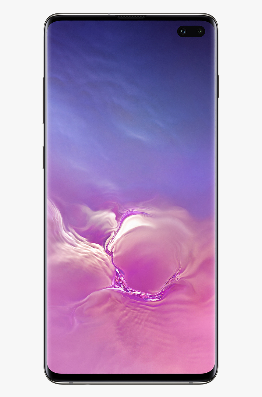 Samsung Galaxy S10 Ceramic Black Front Png Image